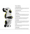 MOBIUS X8 KNEE BRACES (WHITE/ACID YELLOW)