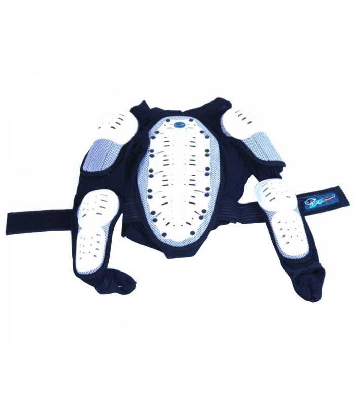 PECTORAL-CHAQUETA UFO INFANTIL CON PROTECCIONES (BLANCO) | TopFun.com