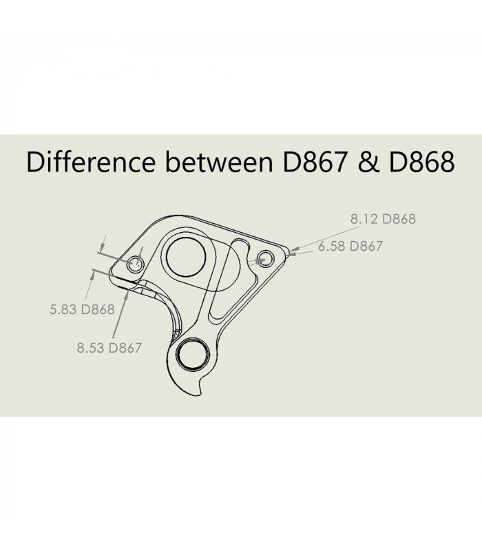 PATA CAMBIO PILO D868 MONDRAKER