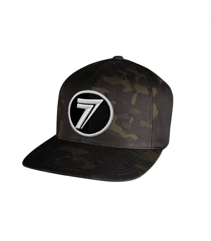 SEVEN DOT PATCH CAP (BLACK CAMO)