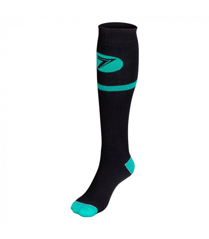 SEVEN RIVAL DOT SOCKS (AQUA/BLACK)