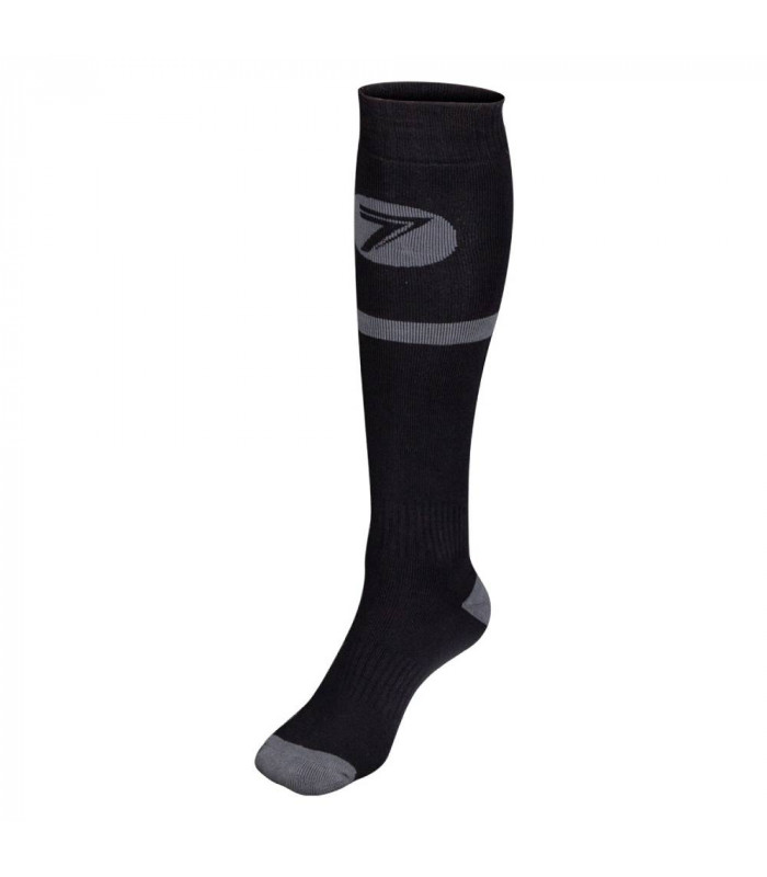 SEVEN RIVAL DOT SOCKS (CHARCOAL/BLACK)
