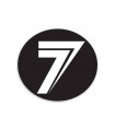 ADHESIVO SEVEN DOT 4" (NEGRO)