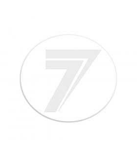 SEVEN DOT 4" STICKER (WHITE)