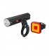 JUEGO LUCES KNOG PWR ROAD 700 + BLINDER SQUARE TRASERA