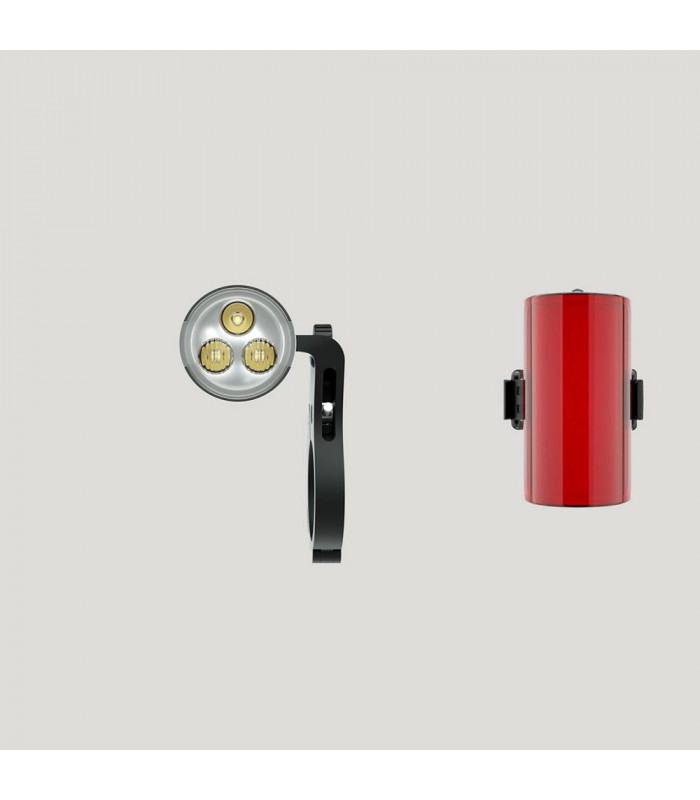 JUEGO LUCES KNOG PWR ROAD 700 + MID COBBER