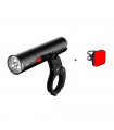 JUEGO LUCES KNOG PWR ROAD 700 + BLINDER SQUARE TRASERA