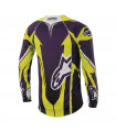 ALPINESTARS A-LINE 2 LS  JERSEY (PURPLE/ACID YELLOW)