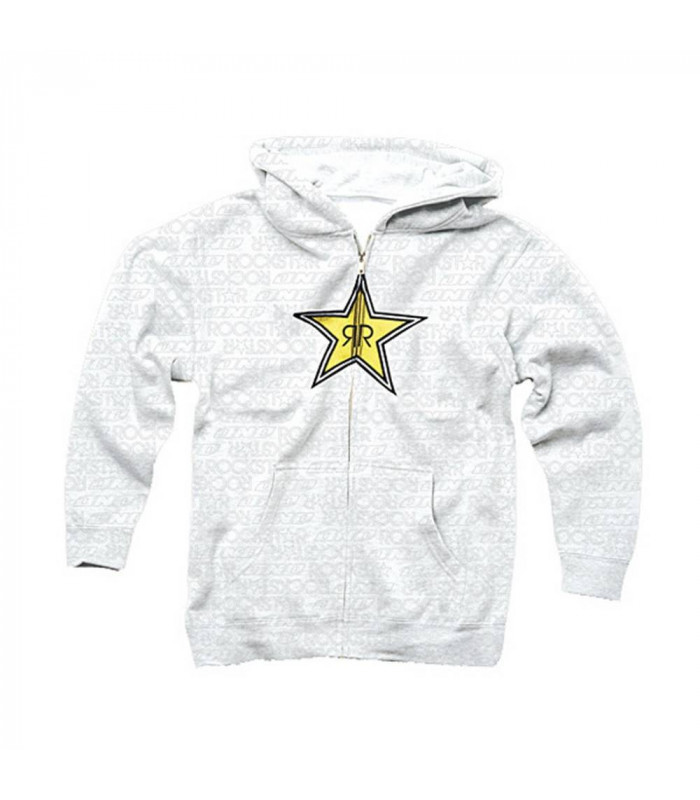 ONE INDUSTRIES ROCKSTAR WRITINGOTW SWEATSHIRT (WHITE)
