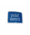 PARCHE NINER PEDAL DAMN IT (AZUL)