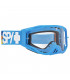 SPY FOUNDATION SPEEDWAY MATTE BLUE GOGGLES (HD CLEAR LENS)