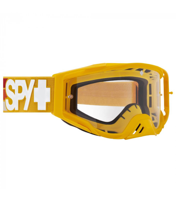 SPY FOUNDATION SPEEDWAY MATTE GOLD GOGGLES (HD CLEAR LENS)