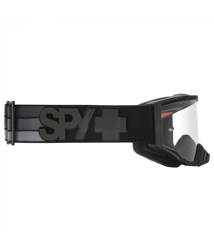 SPY FOUNDATION SPEEDWAY MATTE SMOKE GOGGLES (HD CLEAR LENS)