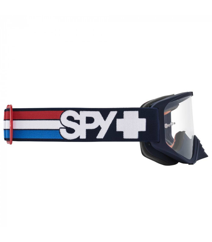 SPY WOOT MX SPEEDWAY MATTE USA GOGGLES (HD CLEAR LENS)