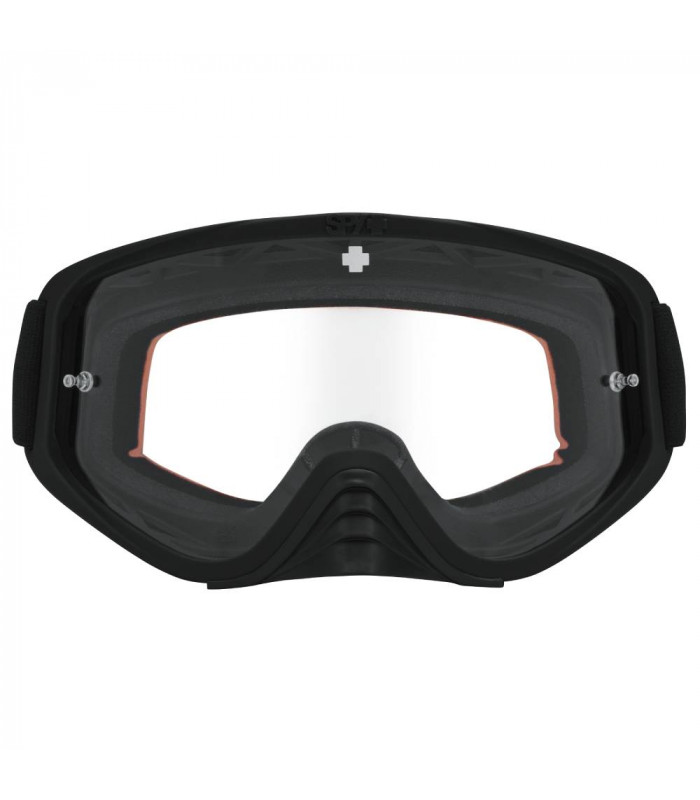 SPY WOOT MX SPEEDWAY MATTE BLACK GOGGLES (HD CLEAR LENS)
