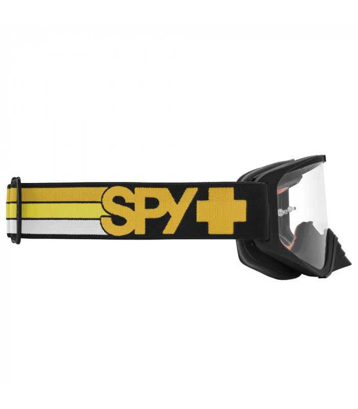 MÁSCARA SPY WOOT MX SPEEDWAY MATTE BLACK (LENTE TRANSPARENTE HD)
