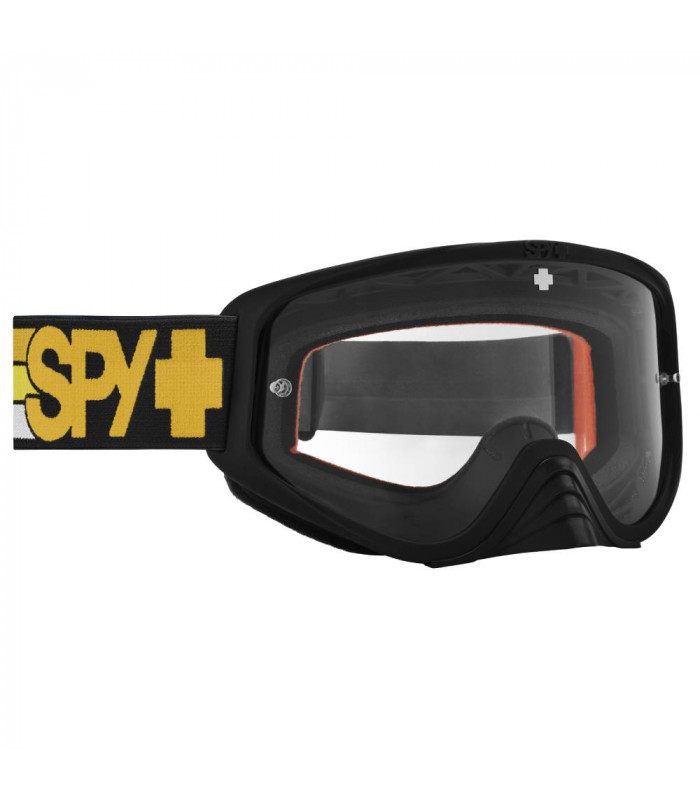 MÁSCARA SPY WOOT MX SPEEDWAY MATTE BLACK (LENTE TRANSPARENTE HD)