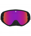 SPY WOOT RACE SPEEDWAY MATTE PURPLE GOGGLES (HD SMOKE PURPLE SPECTRA MIRROR LENS)