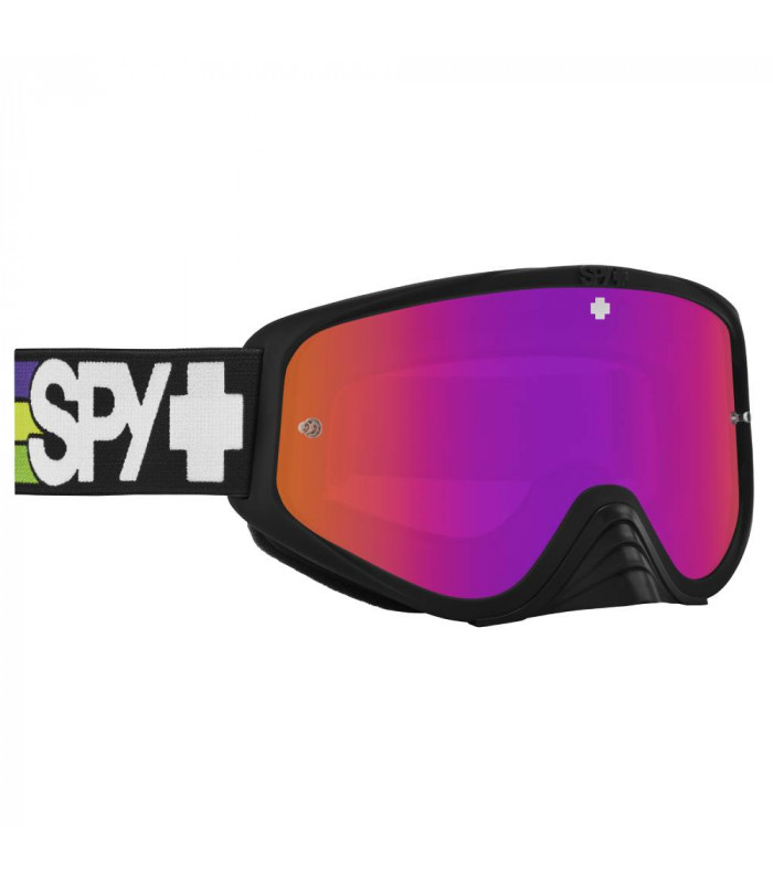 SPY WOOT RACE SPEEDWAY MATTE PURPLE GOGGLES (HD SMOKE PURPLE SPECTRA MIRROR LENS)
