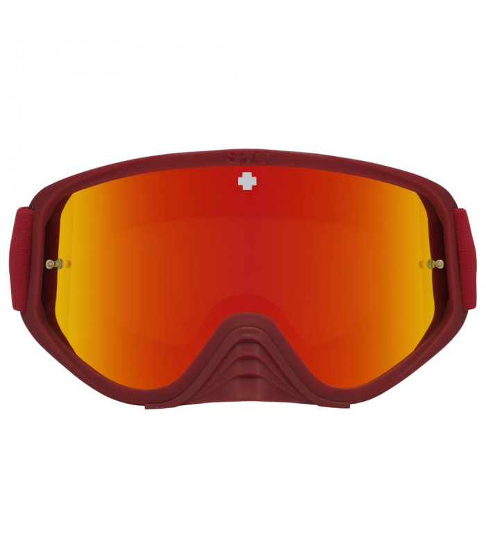 SPY WOOT RACE SPEEDWAY MATTE RED GOGGLES (HD SMOKE RED SPECTRA MIRROR LENS)
