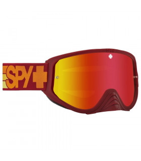 MÁSCARA SPY WOOT RACE SPEEDWAY MATTE RED (LENTE HD AHUMADA ROJO SPECTRA)