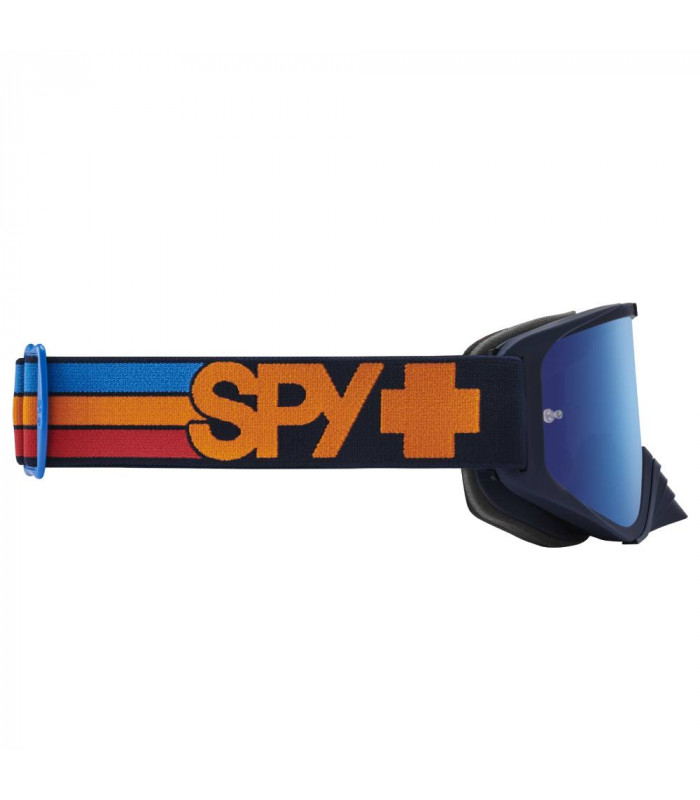 SPY WOOT RACE SPEEDWAY MATTE NAVY GOGGLES (HD SMOKE DARK BLUE SPECTRA MIRROR LENS)