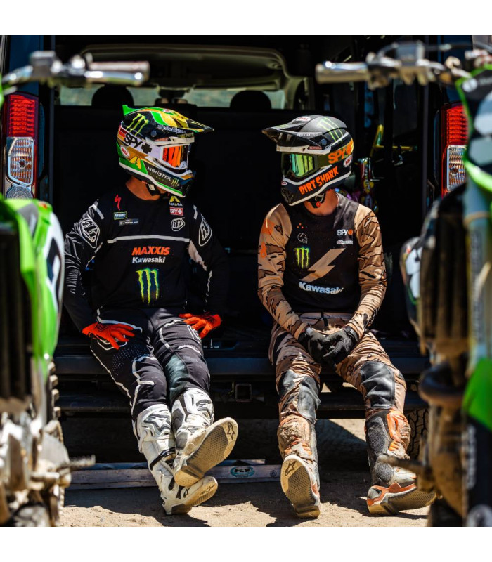 SPY FOUNDATION PLUS SPEEDWAY MATTE GREEN GOGGLES (HD SMOKE OLIVE WITH SPECTRA MIRROR LENS)