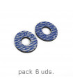FMF CALLOSITY BLUE PROTECTORS (6 UNITS)