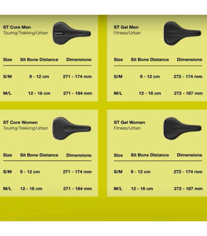 ERGON SMC SPORT GEL WOMEN SADDLE (STEALTH) | TopFun.com