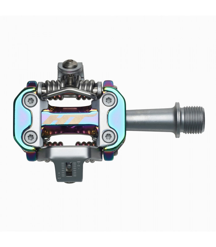 HT M2 CROSS COUNTRY PEDALS (OIL SLICK)