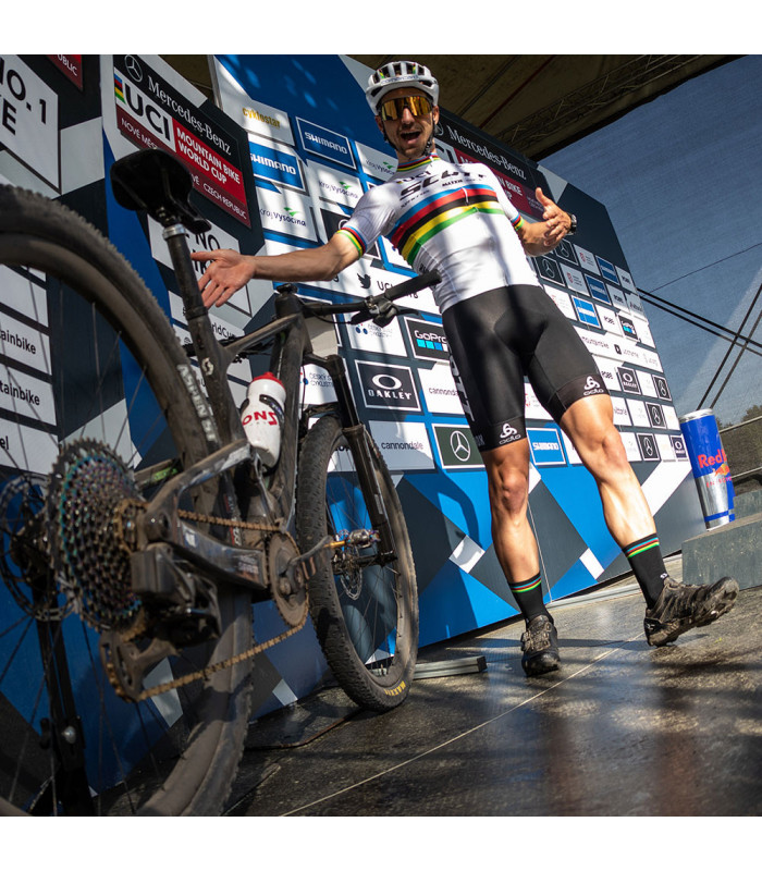 PEDALES CROSS COUNTRY HT M2 EJE TITANIO (OIL SLICK)