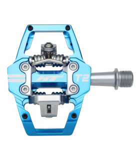 PEDALES ENDURO HT T2 (AZUL MARINO)