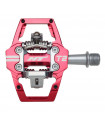 PEDALES ENDURO HT T2 (ROJO)