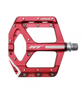 HT SUPREME-ANS10 PLATFORM PEDALS (RED)