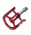 PEDALES PLATAFORMA HT AR12 (ROJO)