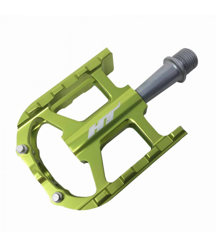 PEDALES PLATAFORMA HT AR12 (VERDE MANZANA)