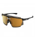 SCICON AEROWATT BLACK GLOSS SUNGLASSES (MULTIMIRROR BRONZE LENS)