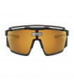 SCICON AEROWATT BLACK GLOSS SUNGLASSES (MULTIMIRROR BRONZE LENS)