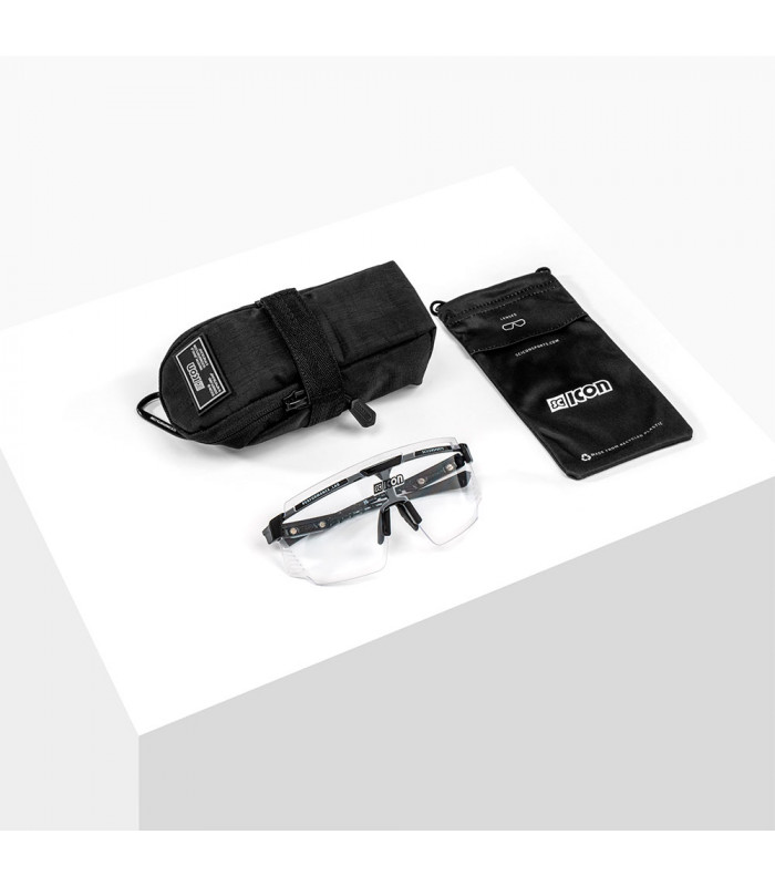 SCICON AEROWATT BLACK GLOSS SUNGLASSES (PHOTOCHROMIC LENS)