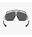 SCICON AEROWATT WHITE GLOSS SUNGLASSES (MULTIMIRROR BLUE LENS)
