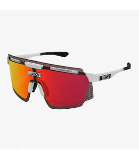 GAFAS SCICON AEROWATT WHITE GLOSS (LENTE MULTIESPEJO ROJO)