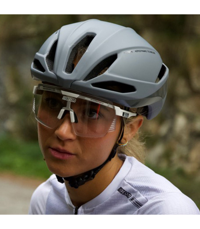 SCICON AEROWATT BLACK GLOSS SUNGLASSES (PHOTOCHROMIC LENS)