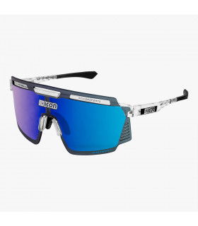 GAFAS SCICON AEROWATT CRYSTAL GLOSS (LENTE MULTIESPEJO AZUL)