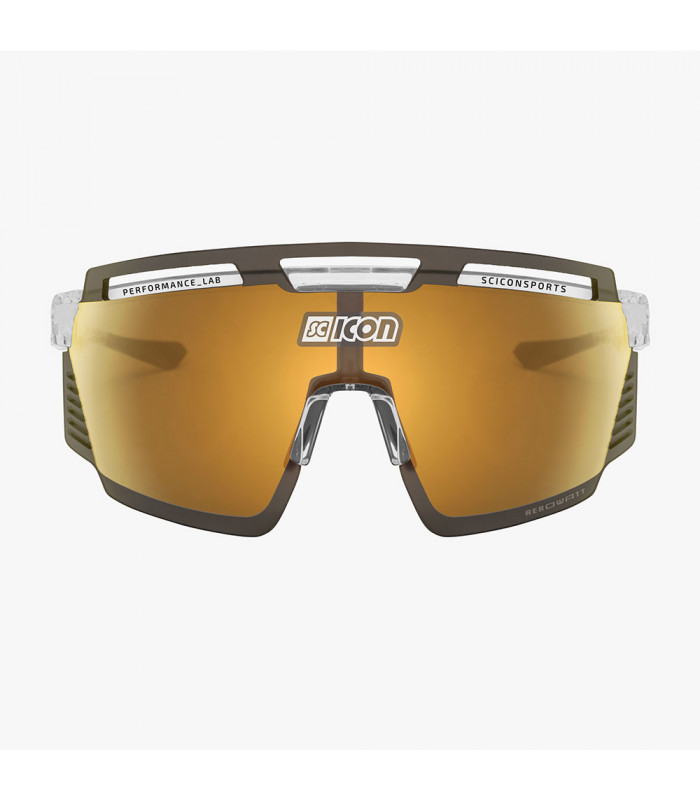 GAFAS SCICON AEROWATT CRYSTAL GLOSS (LENTE MULTIESPEJO BRONCE)