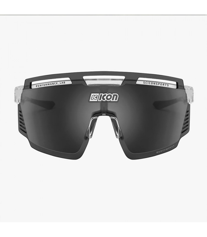 GAFAS SCICON AEROWATT CRYSTAL GLOSS (LENTE MULTIESPEJO PLATA)