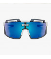 SCICON AEROWATT FOZA WHITE GLOSS SUNGLASSES (MULTIMIRROR BLUE LENS)