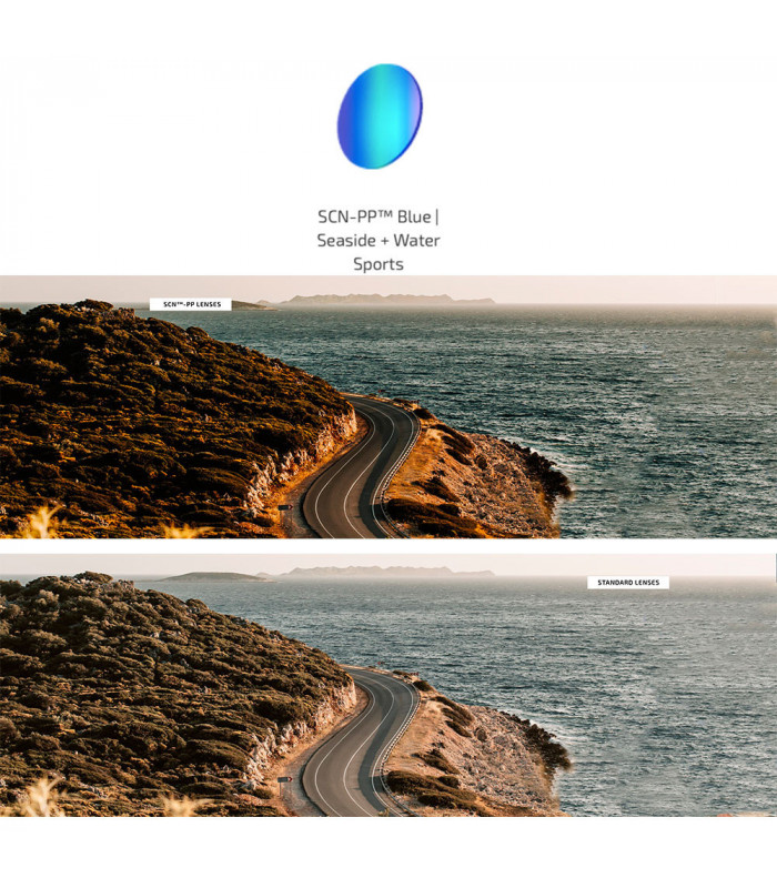 GAFAS SCICON AEROWATT FOZA WHITE GLOSS (LENTE MULTIESPEJO AZUL)