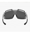 SCICON AEROWATT FOZA CRYSTAL GLOSS SUNGLASSES (MULTIMIRROR BLUE LENS)