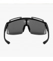 SCICON AEROWATT FOZA BLACK GLOSS SUNGLASSES (MULTIMIRROR RED LENS)