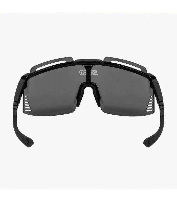 SCICON AEROWATT FOZA BLACK GLOSS SUNGLASSES (MULTIMIRROR BRONZE LENS)